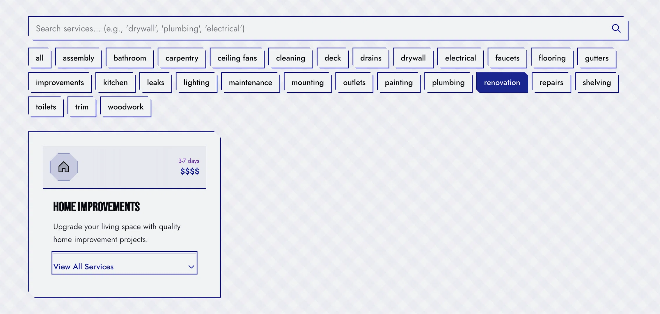Expanded Service Card