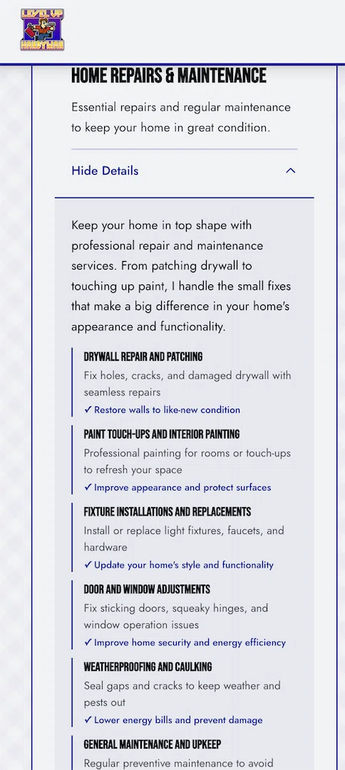 Detailed Service Information